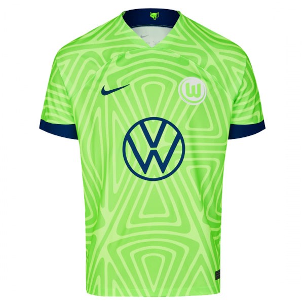 Camiseta Wolfsburg 1ª 2022 2023 Verde